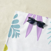 Pinselskript entspannen | Tropisches Badetuch (Beispiel)