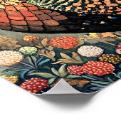 Pinselspitze Vintage Pinselspitze Poster (Ecke)