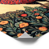 Pinselspitze Vintage Pinselspitze Poster (Ecke)