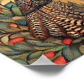 Pinselspitze Vintage Pinselspitze Poster (Ecke)