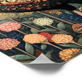 Pinselspitze Vintage Pinselspitze Poster (Ecke)