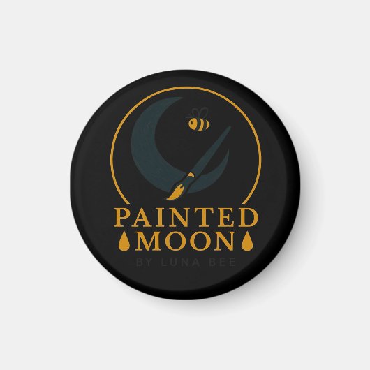 Pinselspitze von Luna Bee Magnet (Vorne)