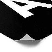 Pinselspitzen Astrologie Word Collage Print Poster (Ecke)