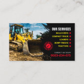 Pinselspitzen, Buschhaken, Landbeseitigung Visitenkarte (Rückseite)