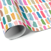 Pinselspitzen Geschenkpapier (Rolleneckpunkt)