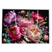 Pinselspitzen mit rosa Band, von Natasha Us Große Geschenktüte (Rückseite)