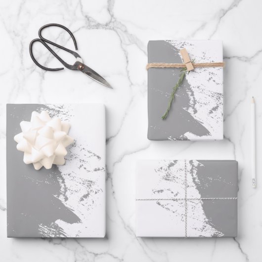 Pinselstrich 11 geschenkpapier set (Vorderseite)