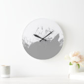 Pinselstrich 11 große wanduhr (Zuhause)