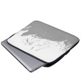 Pinselstrich 11 laptopschutzhülle (Vorne Knopf)