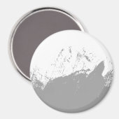 Pinselstrich 11 magnet (Vorderseite/Rückseite)