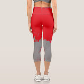 Pinselstrich 12 capri leggings (Rückseite)