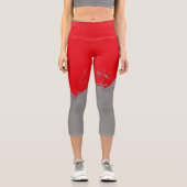 Pinselstrich 12 capri leggings (Vorderseite)