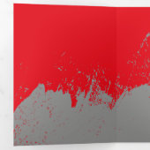 Pinselstrich 12 dreifach gefaltete urlaubskarte (Innen Erste Seite)