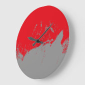 Pinselstrich 12 große wanduhr (Winkel)