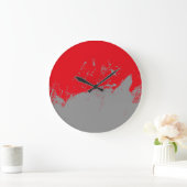 Pinselstrich 12 große wanduhr (Zuhause)