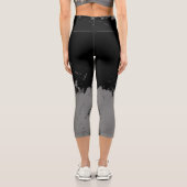 Pinselstrich 2 capri leggings (Rückseite)