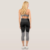 Pinselstrich 2 capri leggings (Rückseite)