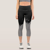 Pinselstrich 2 capri leggings (Vorderseite)