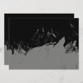 Pinselstrich 2 feiertagskarte (Vorne/Hinten)