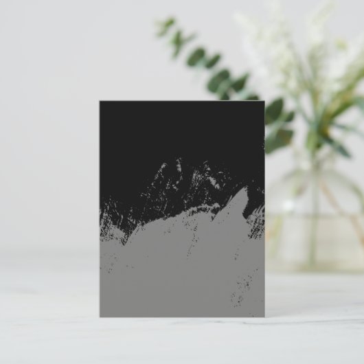 Pinselstrich 2 feiertagspostkarte (Stehend Vorderseite)