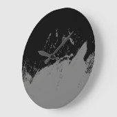 Pinselstrich 2 große wanduhr (Winkel)