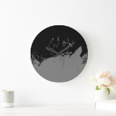 Pinselstrich 2 große wanduhr (Zuhause)