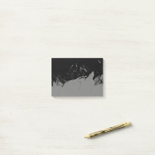 Pinselstrich 2 post-it klebezettel (Auf Schreibtisch)