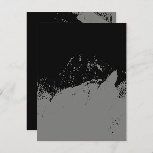 Pinselstrich 2 postkarte (Vorne/Hinten)