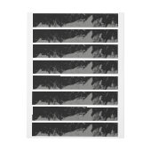 Pinselstrich 2 Rundum-Adressaufkleber (Bogen)