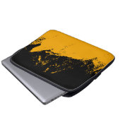 Pinselstrich 3 laptopschutzhülle (Vorne Knopf)