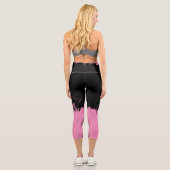 Pinselstrich 4 capri leggings (Rückseite)