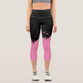 Pinselstrich 4 capri leggings (Vorderseite)