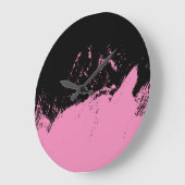 Pinselstrich 4 große wanduhr (Winkel)