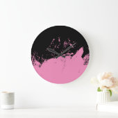 Pinselstrich 4 große wanduhr (Zuhause)