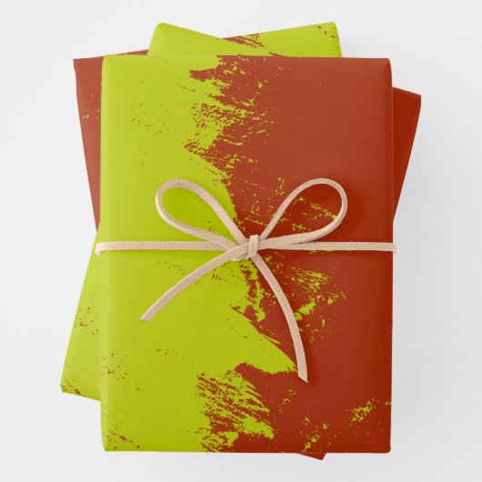 Pinselstrich 6 geschenkpapier set (Beispiel)