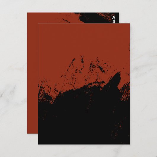 Pinselstrich 7 postkarte (Vorne/Hinten)