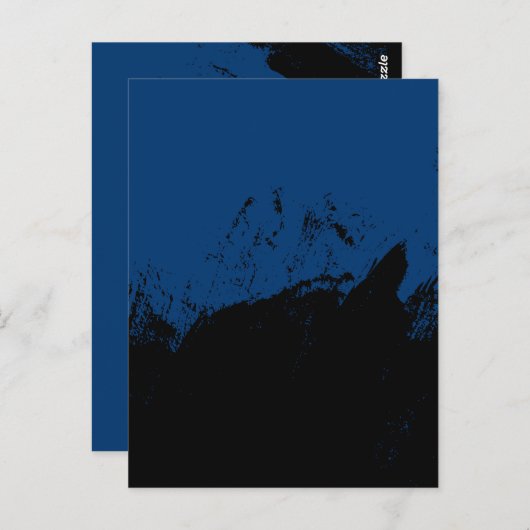 Pinselstrich 8 postkarte (Vorne/Hinten)