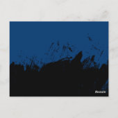 Pinselstrich 8 postkarte (Rückseite)