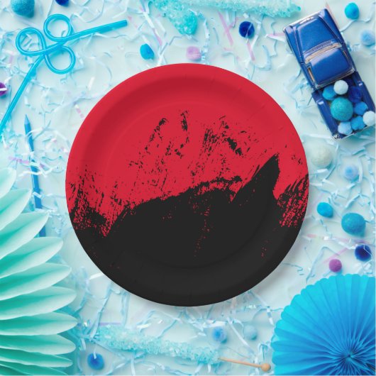 Pinselstrich 9 pappteller (Party)