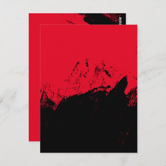 Pinselstrich 9 postkarte (Vorne/Hinten)