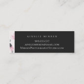 Pinselstrich Abstrakt Mini Visitenkarte (Rückseite)