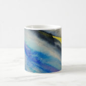 Pinselstrich, Abstrakte Aquarellfarbe Kaffeetasse (Mittel)