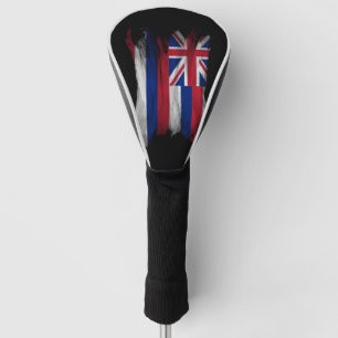 Pinselstrich auf Hawaii, Hawaii-Flagge Golf Headcover