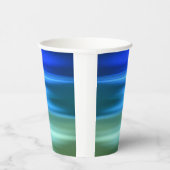 Pinselstrich Blues Paper Cup Pappbecher (Rechts)