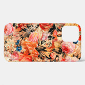 Pinselstrich-Blume Case-Mate iPhone Hülle (Rückseite (Horizontal))