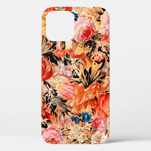 Pinselstrich-Blume Case-Mate iPhone Hülle (Rückseite)