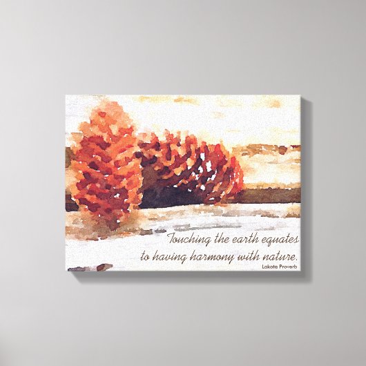 Pinselstrich Conne Digitale Kunst Leinwanddruck (Vorderseite)