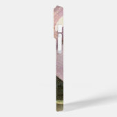 Pinselstrich Crocus Wasserfarbe Rosa Case-Mate iPhone Hülle (Rückseite / Links)