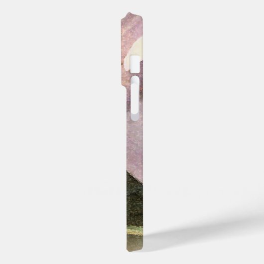 Pinselstrich Crocus Wasserfarbe Rosa Case-Mate iPhone Hülle (Rückseite / Links)