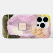 Pinselstrich Crocus Wasserfarbe Rosa Case-Mate iPhone Hülle (Rückseite (Horizontal))